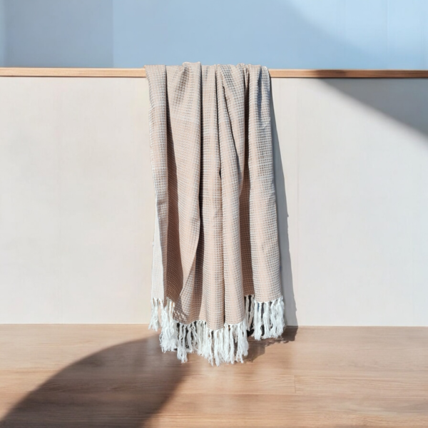 Handloom Bamboo Throw - Thistle - Image 2